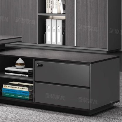 L-Shape Storage Executive Desk