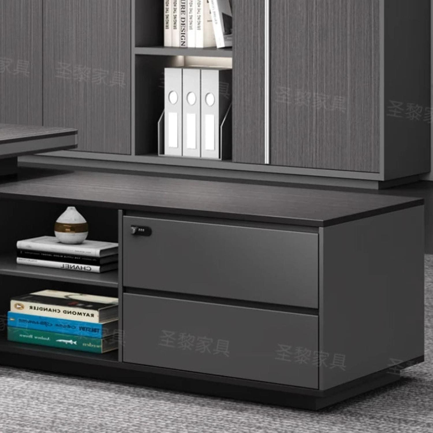 L-Shape Storage Executive Desk