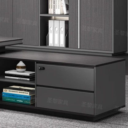 L-Shape Storage Executive Desk