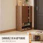 Vintage Luxury Wood Shoe Rack — Space-Saving Entryway Storage