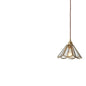 Retro Brass Glass Pendant Light