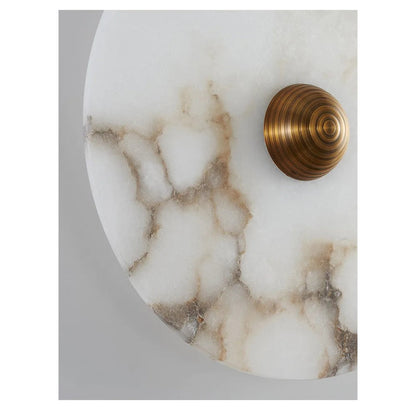 Marble Wall Sconce — Luxury Stone Wall Lamp for Living Room, Bedroom &amp; Bathroom