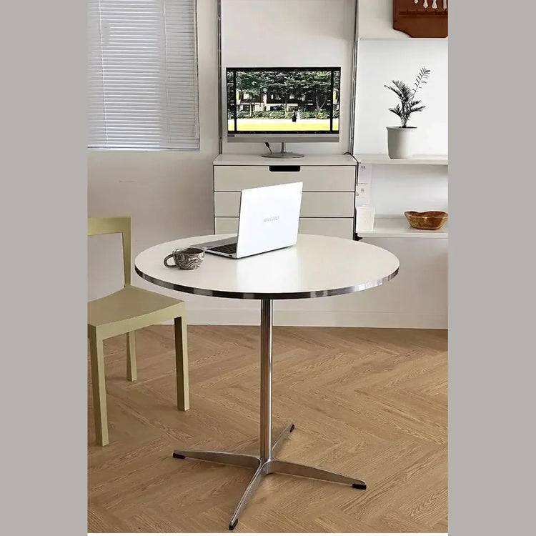 Round Restaurant Dining Table Wall Center Terrace Mini Corner Dining Table Space Saving Designer Mesas De Jantar Salon Furniture Jonine&