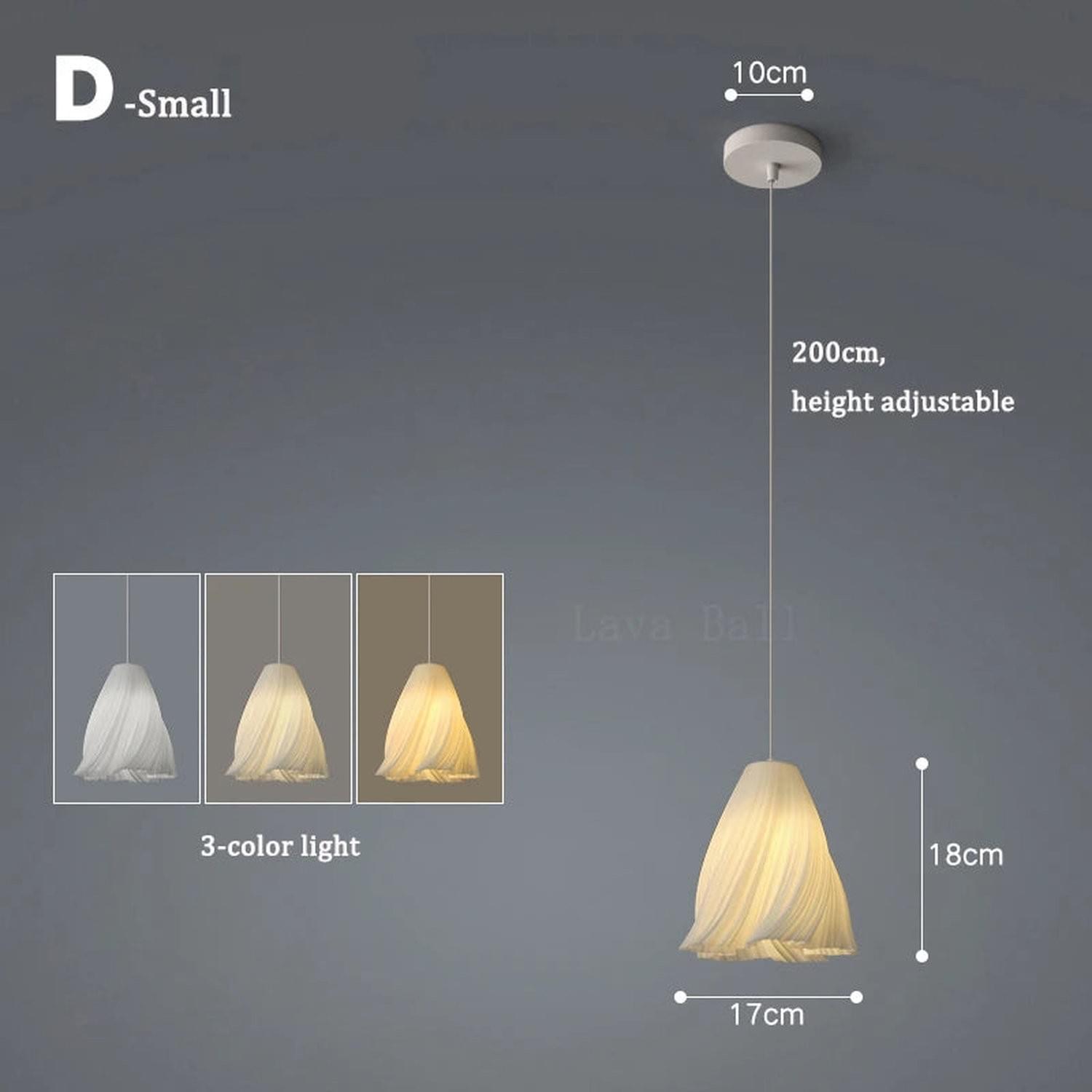 3D Floral Resin Pendant Light — Nordic Chandelier