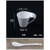 The Morning Ritual — Wavy Ceramic Coffee Cup