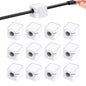 No More Cord Chaos — Adjustable Soft Cable Management Clips for Desk (12 Units)