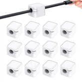 Cable Organizer, Cable Management Clips for Desk, Adjustable and Soft, for Phone Charger Cables, 12 Units Jonine’s Corner