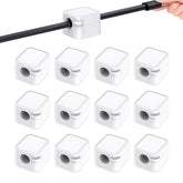 No More Cord Chaos — Adjustable Soft Cable Management Clips for Desk (12 Units) Jonine’s Corner