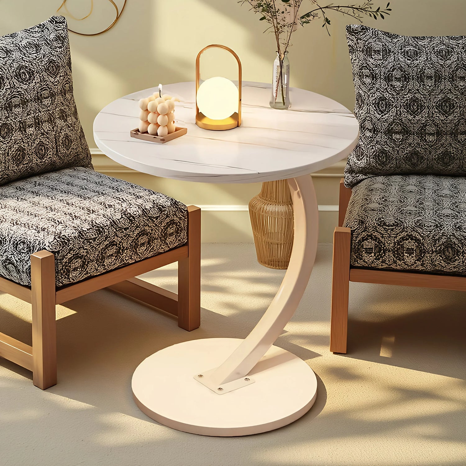 The Little Table That Does a Lot — Round Mini Side Table