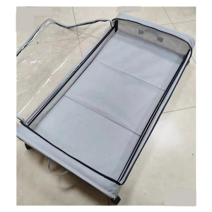 Under-Bed Rolling Storage Organizer with Wheels — Dust-Proof Drawer