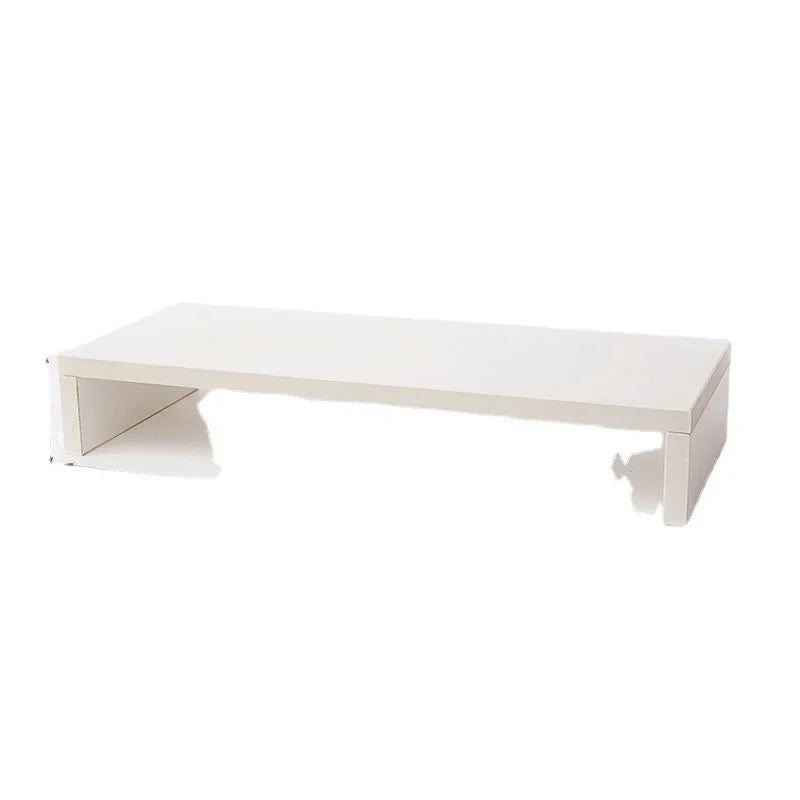 Clear the Desk, Clear the Mind  Wooden Desktop Storage Rack & Monitor Stand for Home Office