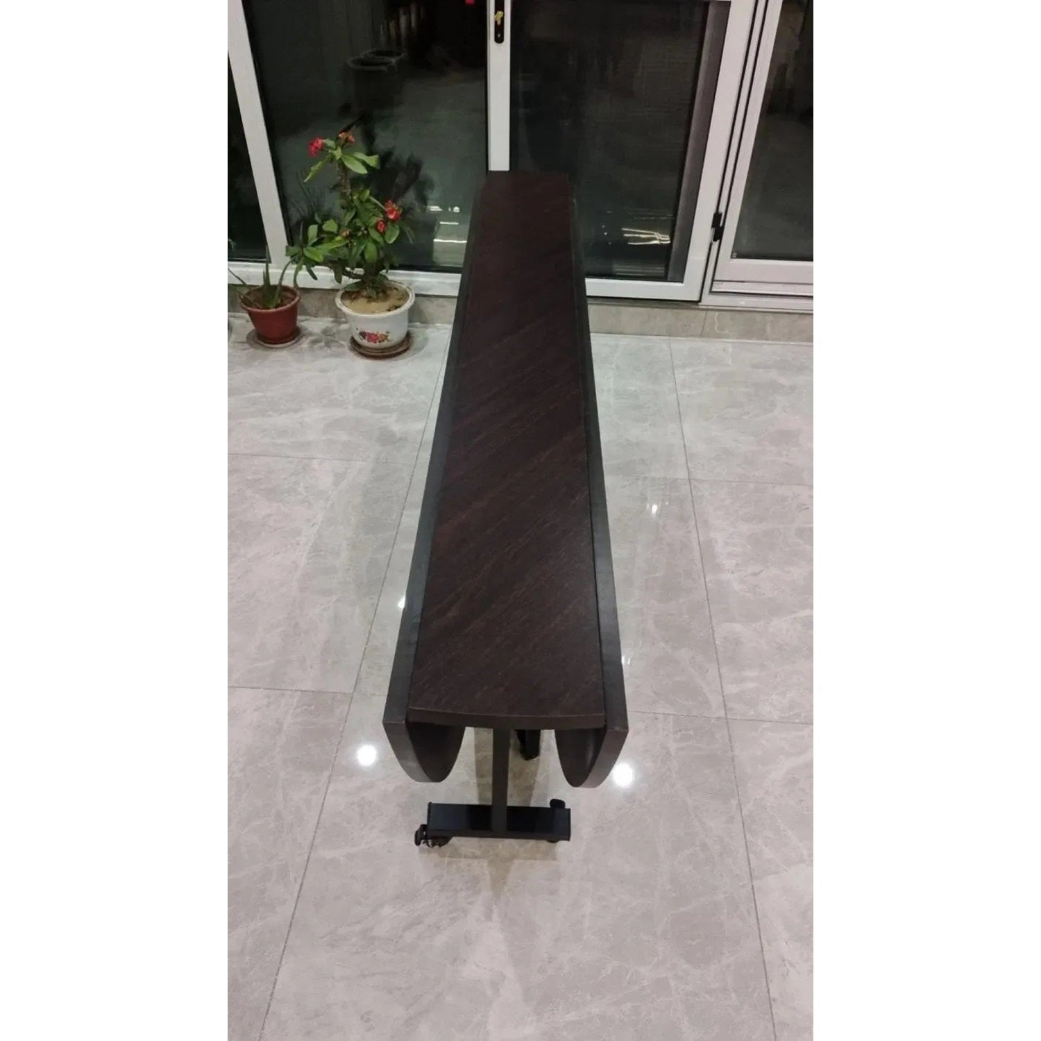 Round Foldable Dining Table — 100 &amp; 120cm