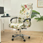 Fresh Look, Same Chair — Elastic Rotating Office Chair Cover with Back Protection