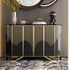 French Gold Luxury Living Room Display Cabinet Jonine&