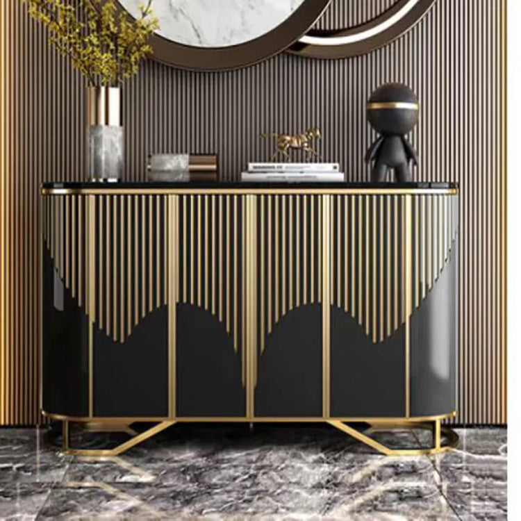 French Gold Luxury Living Room Display Cabinet Jonine&