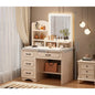 Small Space, Big Ritual — Compact Dressing Table with Mirror & Storage
