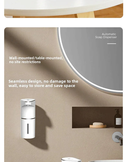 Touch-Free Clean — Automatic Sensing Foam Soap Dispenser, Wall Mounted