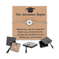 Graduation Gift Box Set — Compass, Bracelet & Keepsake Card