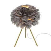 Soft Light, Strong Style — Grey Feather Tripod Desk Lamp Jonine’s Corner