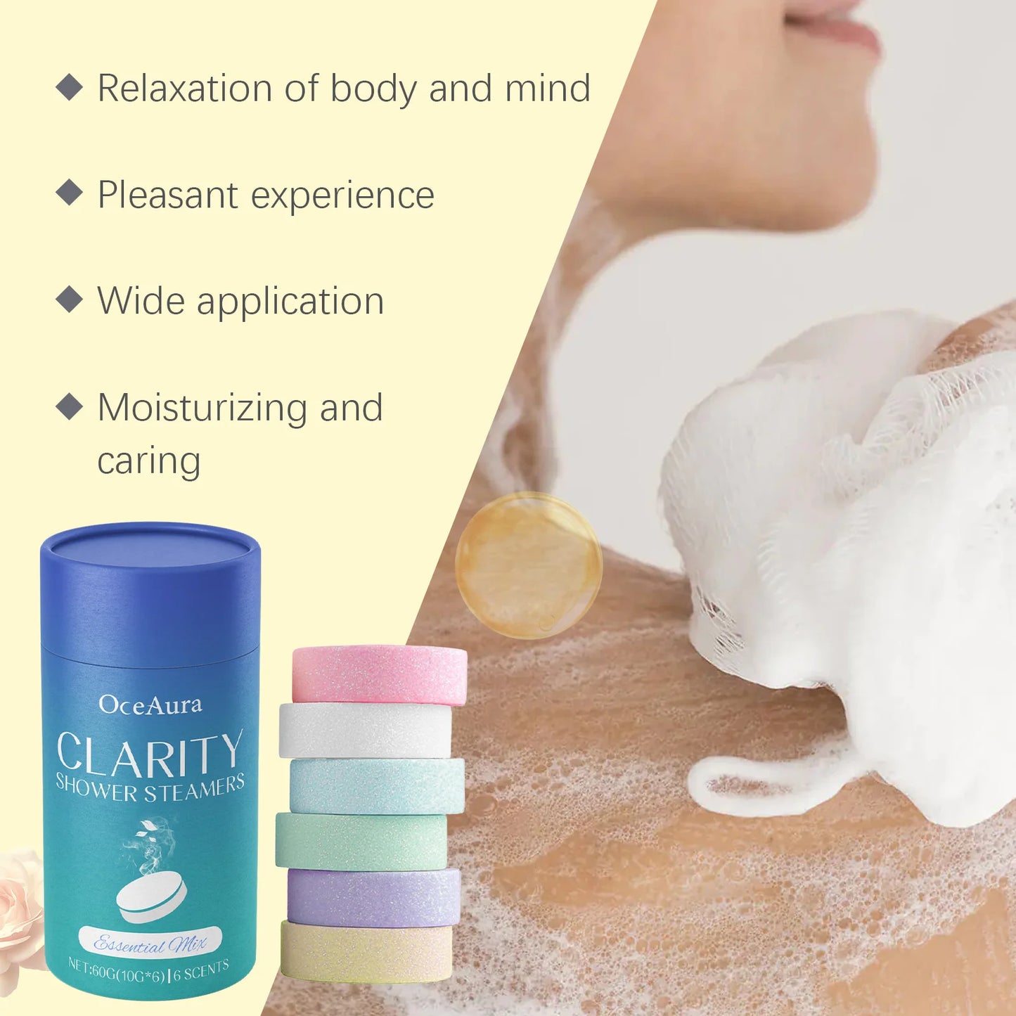 Steam Your Stress Away — Aromatherapy Shower Steamer Tablets