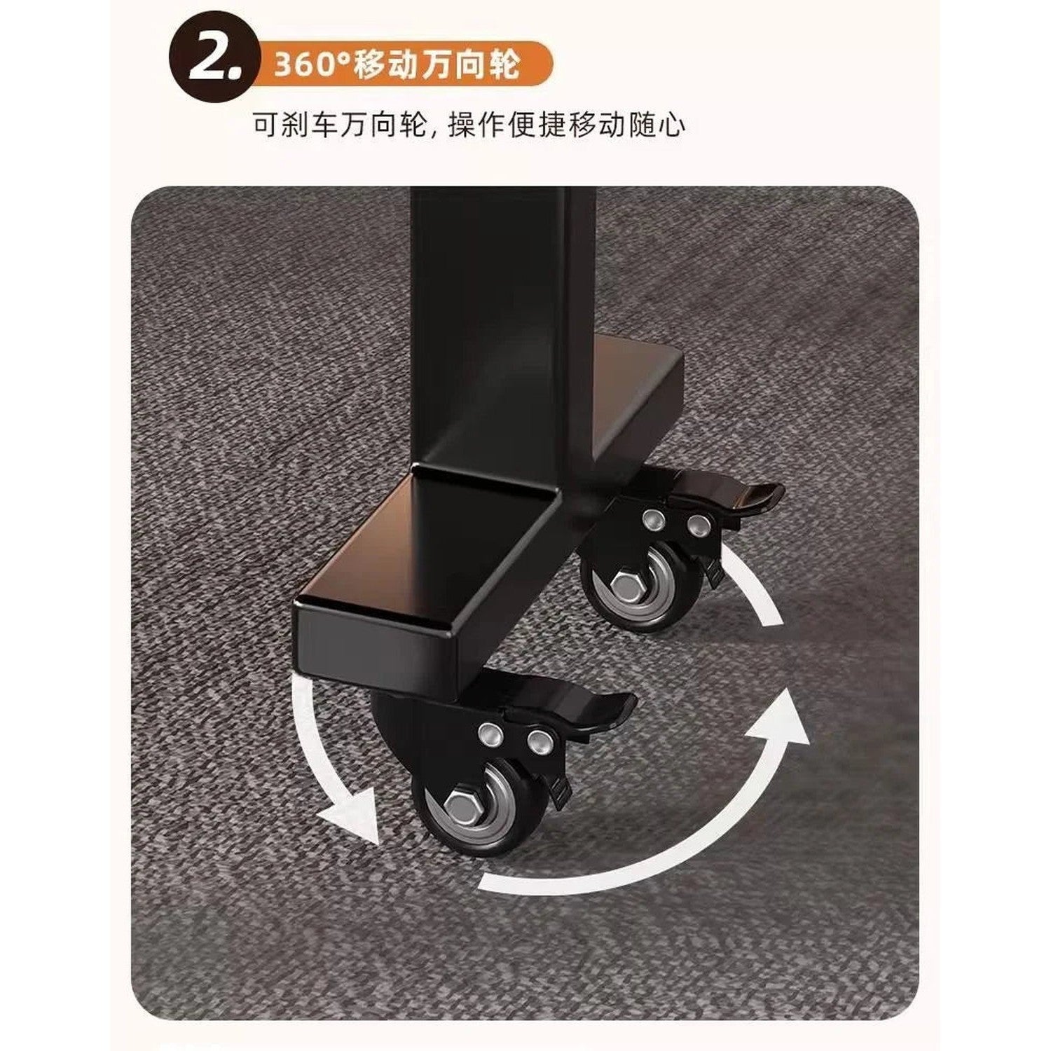 Round Foldable Dining Table — 100 &amp; 120cm