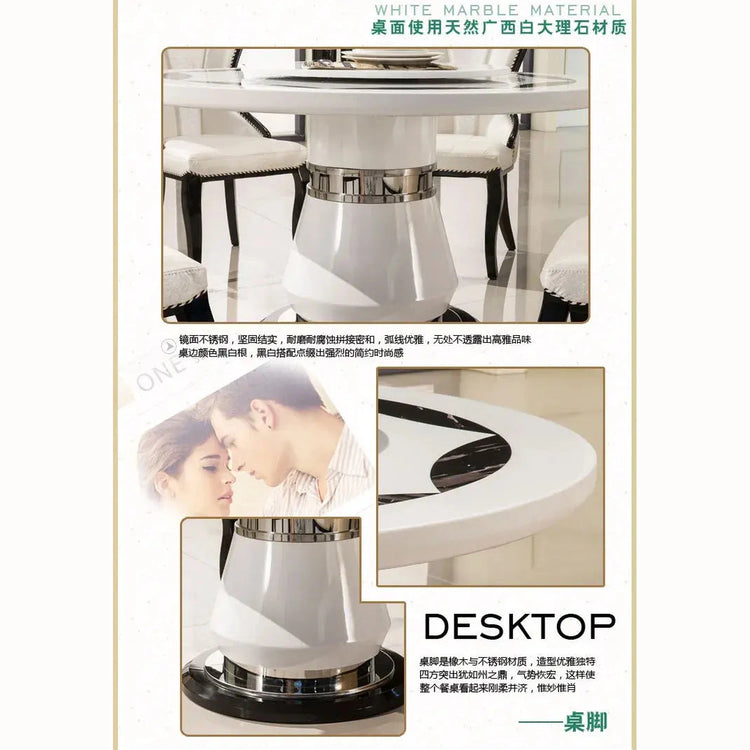 The Bistro Moment  Round Portable Dining & Console Table — Dining table
