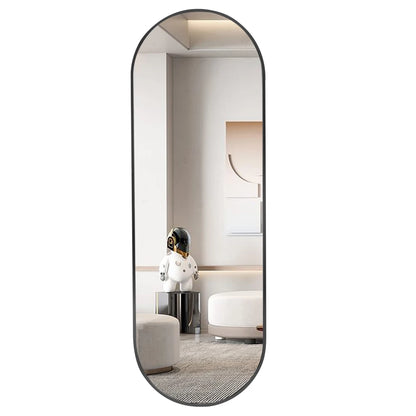 The Mirror That Opens the Room — Oversized Oval Full-Length Mirror