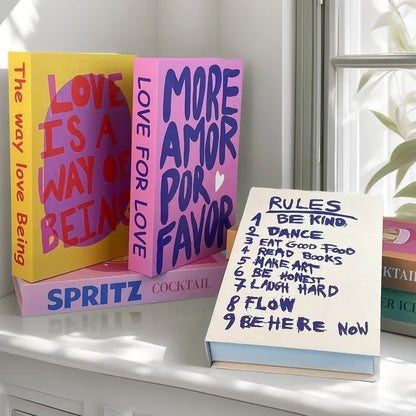 Decorative Fake Book Storage Box — Nordic Home Accent