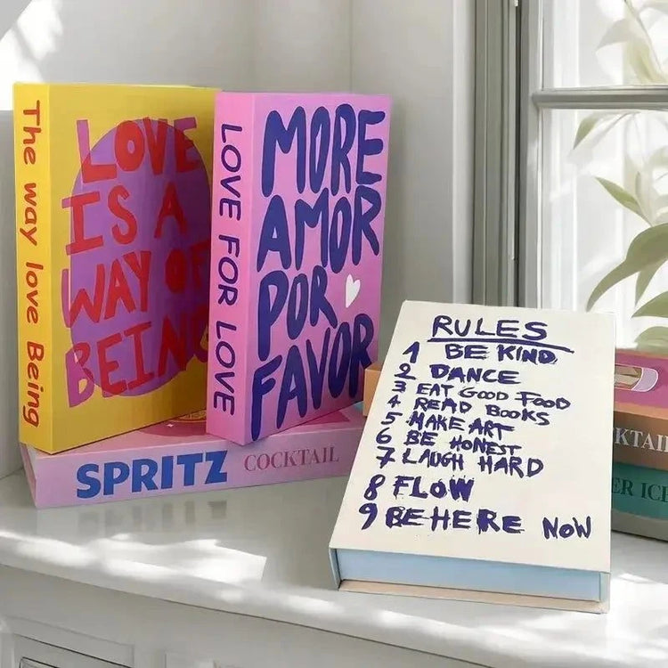 Decorative Book Box Set — Nordic Home Accent Jonine’s Corner