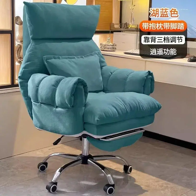 Comfortable Long-term Sofa Chair, Gaming Chair, Bedroom Desk Chair, Home Study Office Stool, Soft and Comfortable Jonine&