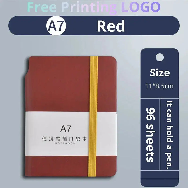 Pocket Notebook — A6/A7 PU Leather Planner & Memo Journal Jonine’s Corner