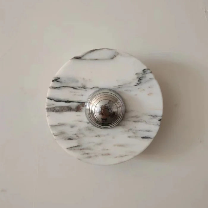 Marble Wall Sconce — Luxury Stone Wall Lamp for Living Room, Bedroom & Bathroom