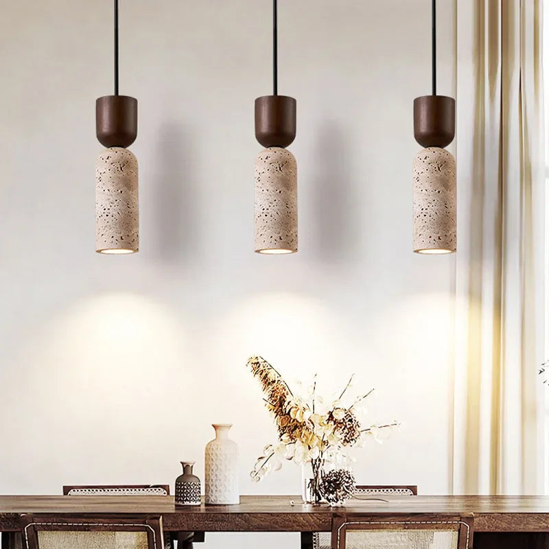 Stone Cord Pendant Light