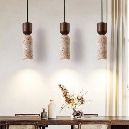 Stone Cord Pendant Light