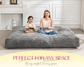 Sit Lounge Sleep — 3-in-1 Memory Foam Bean Bag Chair & Bed