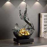 Feng Shui Resin Key Box — Luxury Desk Organizer & Entryway Essential