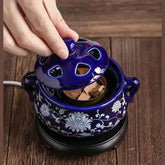 Electric Ceramic Oil & Incense Warmer with Timer — Jonine&