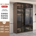 Glass light luxury corner cloakroom wardrobe Double clothes closet cabinets and wardrobes Cabinet dressing clothe home furniture Jonine&