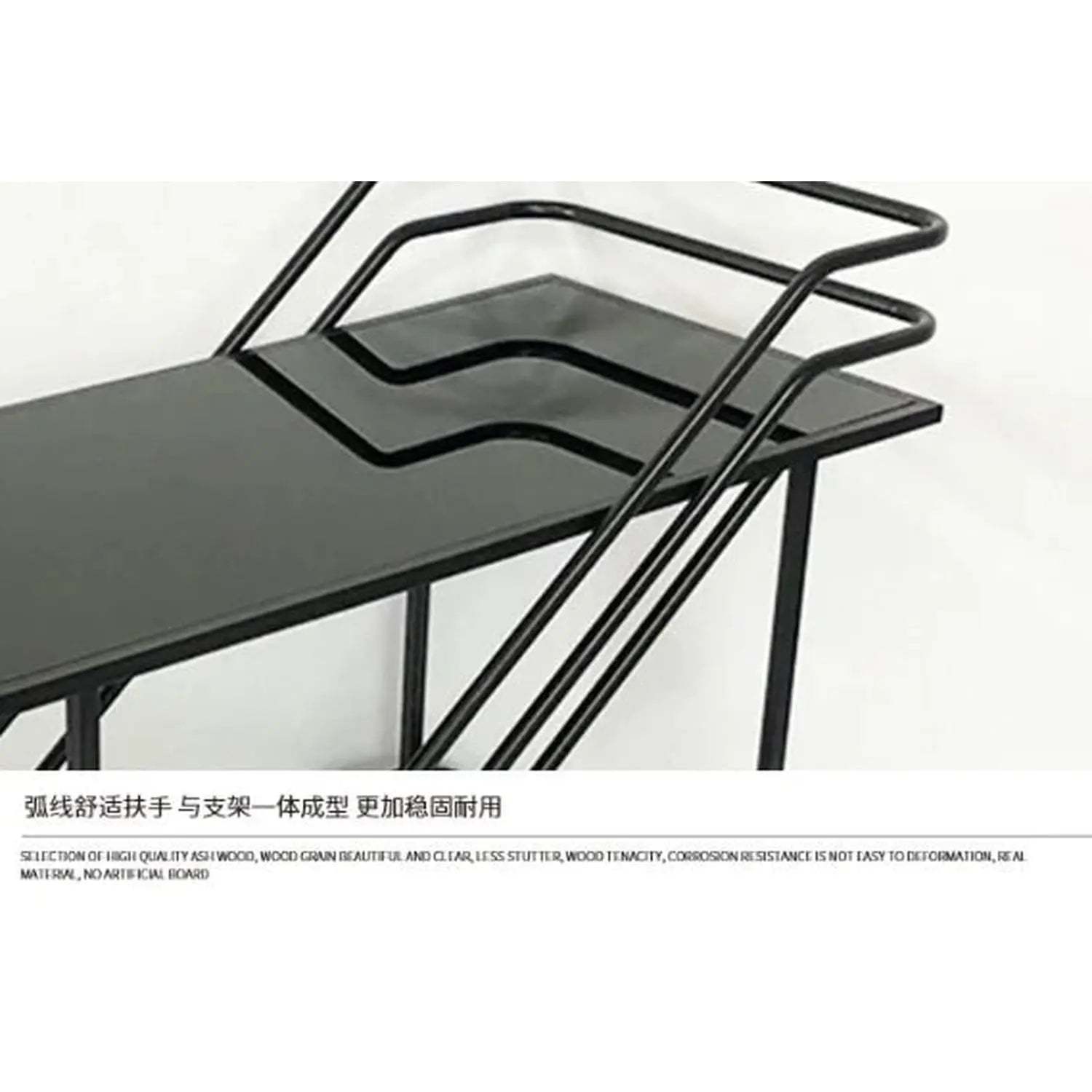 Iron Art Rolling Bar & Serving Cart Jonine’s Corner