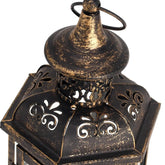 Moody & Minimal — Black Iron Hanging Candle Lantern Jonine’s Corner