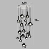 Nordic Stair Chandelier — Living & Dining Room Pendant Ceiling Light
