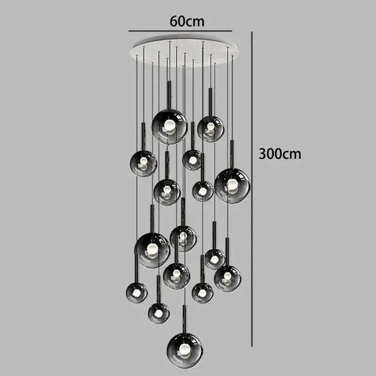 Nordic Stair Chandelier — Living & Dining Room Pendant Ceiling Light