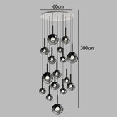 Nordic Stair Chandelier — Living & Dining Room Pendant Ceiling Light