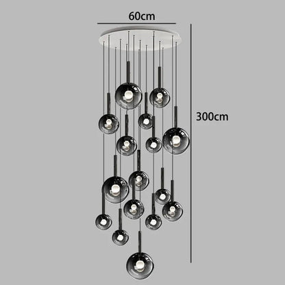 Nordic Stair Chandelier — Living &amp; Dining Room Pendant Ceiling Light