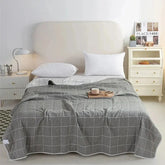 Cool Breathability Summer Quilt Multi-functional Cotton Gauze Fabric Towel Blanket Thin Breathable Duvet Skin-friendly Comforter Jonine’s Corner