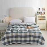 Multi-functional Summer Quilt Thin Breathable Duvet Cool Breathability Cotton Gauze Fabric Towel Blanket Skin-friendly Comforter