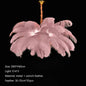 Soft Power — Nordic Ostrich Feather Chandelier for Bedroom & Living Room