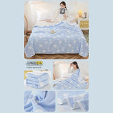Cool Breathability Summer Quilt Multi-functional Cotton Gauze Fabric Towel Blanket Thin Breathable Duvet Skin-friendly Comforter Jonine’s Corner