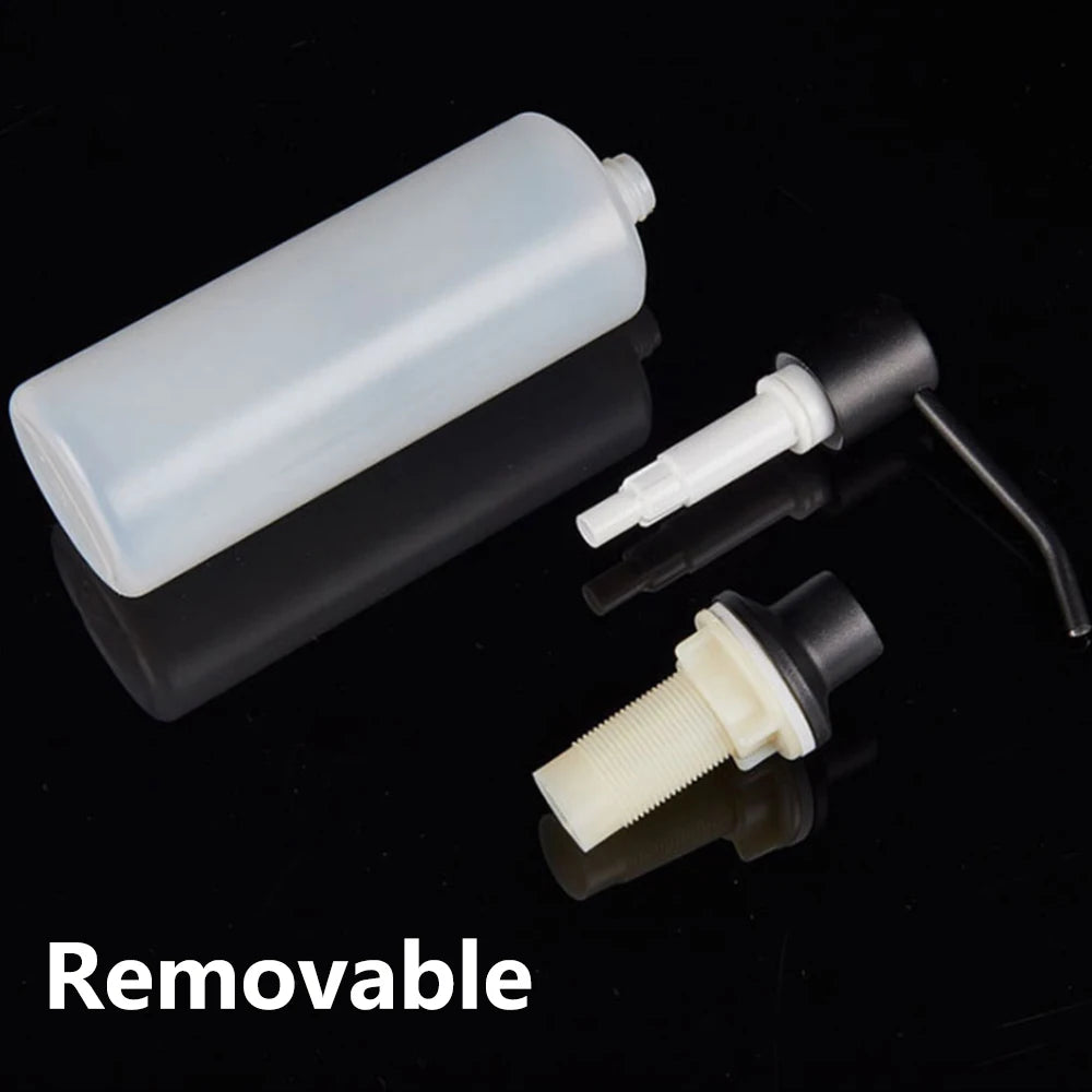 Clean Lines, Clean Hands — Stainless Steel Soap & Shampoo Dispenser (300ml)