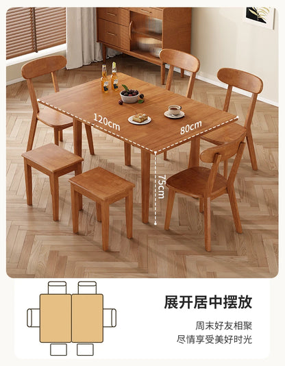 Glamour European Dining Table with Storage